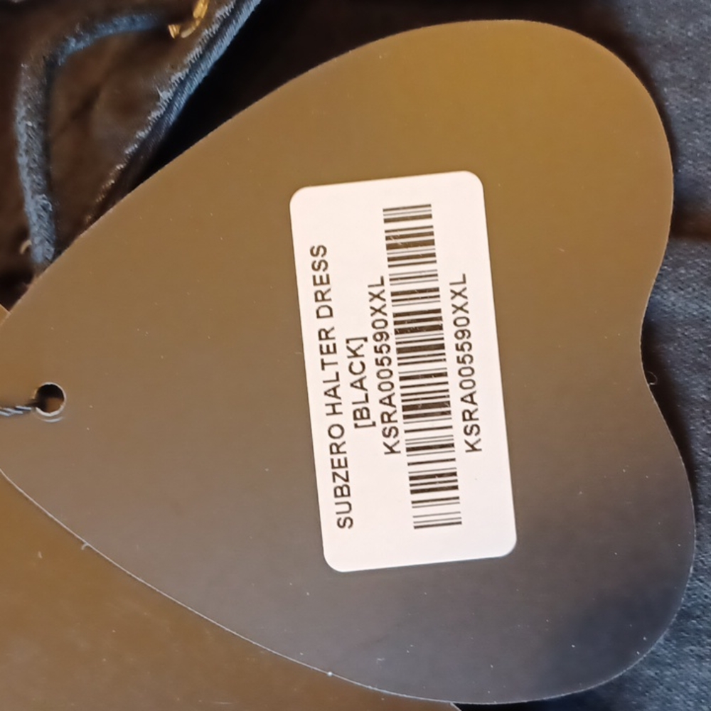 Killstar Black Lace-Up Halter Backless Dress - Picture 9 of 11